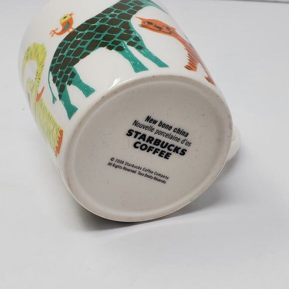 Starbucks Bone china Animal print mug 2008 EUC - Picture 3 of 4